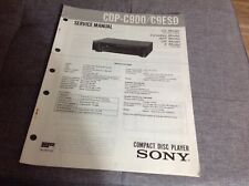 Service manual sony for sale  CROWBOROUGH