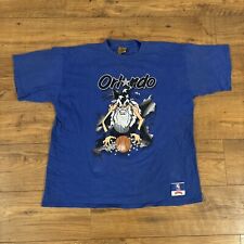 Camiseta azul masculina GG vintage anos 90 noz-moscada Orlando Magic "Wizard" NBA dupla face comprar usado  Enviando para Brazil