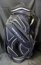 Used, 6 Division Nike Black Silver  Tour Cart Trolley Golf Bag for sale  Shipping to South Africa