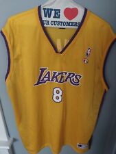 Camiseta Kobe Bryant Los Angeles Lakers #8 NBA Champion autêntica vestuário de equipe... comprar usado  Enviando para Brazil