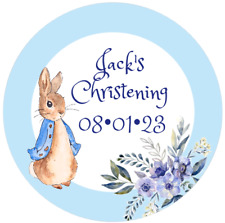 personalised christening stickers for sale  Shipping to Ireland