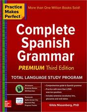 Practice Makes Perfect: Gramática Española Completa, Tercera Edición Premium segunda mano  Embacar hacia Argentina