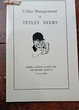 Cellar management tetleys for sale  UK