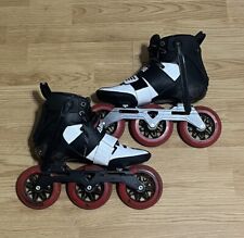 Patines en línea Powerslide Arise RD rojos negros blancos para hombre 9 mujeres 10 velocidades segunda mano  Embacar hacia Mexico