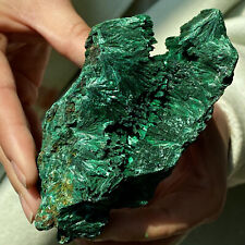 447G Natural Verde Malaquita Cristal Fibra Grupo Muestra Mineral Áspera segunda mano  Embacar hacia Mexico