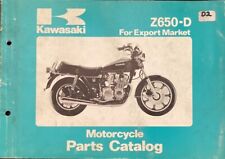 Kawasaki libro de piezas genuinas Z650D2 SR650 1979 segunda mano  Embacar hacia Argentina