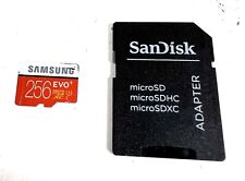 256GB Samsung EVO + cartão micro SD com adaptador Sandusky comprar usado  Enviando para Brazil