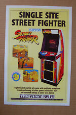 Street Fighter #2 Arcade Flyer Video Game promotional poster  for sale  Shipping to Canada