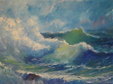 JAY JUNG - Original Painting Impressionism Collectible Seascape Ocean Wave for sale  Shipping to Canada