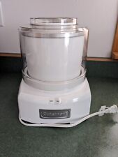Cuisinart Ice Cream Maker Machine, 1.5 Quart, White for sale  Shipping to South Africa