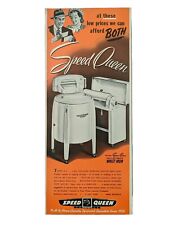 1949 Speed Queen Retro Washing Machine, Fully Automatic Whizz-iron Vintage  for sale  Shipping to South Africa