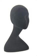 Black Female Styrofoam Head Display Mannequin -Long Neck Wig Jewelry Hat Glasses for sale  Jaffrey