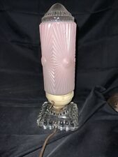 Antique Art Deco Skyscraper Boudoir lamp set for sale  Shipping to South Africa