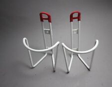 Usado, 2x BLACKBURN Made USA Bottle Cage / White Red / Aleación / Portabotellas bidón segunda mano  Embacar hacia Argentina