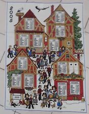 Torchon calendrier 2005 d'occasion  Yvetot