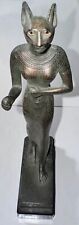 Vintage Louvre Ancient Egypt Goddess Bastet Reproduction Statue TKH, used for sale  Shipping to South Africa
