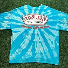 Camisa masculina Ron Jon Surf Shop 2XL XXL azul tingida Panama City Beach Flórida comprar usado  Enviando para Brazil