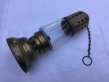Rare Antique Hurricane Lamp Brass Glass Skaters Lantern Light DATED DEC 24 1867 for sale  Shipping to South Africa