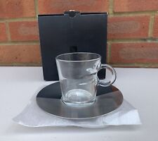 Nespresso Coffee View Lungo Cup & Stainless Steel Saucer - Boxed & Unused, used for sale  Shipping to South Africa