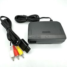 Fonte de alimentação CA original do fabricante Nintendo 64 N64 tijolo NUS-002 adaptador CA + cabo AV, usado comprar usado  Enviando para Brazil