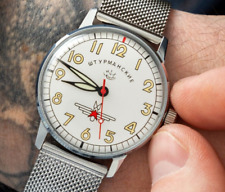 Reloj Pobeda Mecánico Shturmanskie Soviético Ruso URSS Hombre Militar De Colección segunda mano  Embacar hacia Argentina