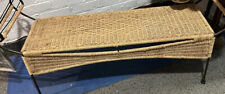 Bench natural rattan for sale  UK