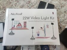 Paquete de 2 Kit de Luz de Video LED, Luz de Estudio NiceVeedi, Foto Regulable 2800-6500K... segunda mano  Embacar hacia Argentina