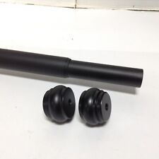 Pottery Barn Classic Shower Curtain Rod Bathroom Matte Black Steel 54"  1.25" for sale  Shipping to South Africa