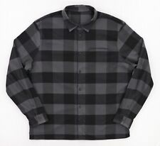 Lululemon Masons Peak Flannel Shirt Men’s XXL Gray Black Checks for sale  Shipping to South Africa