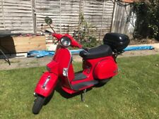 Red vespa classic for sale  UK