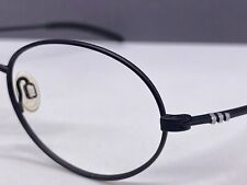 Armações de óculos Adidas femininas masculinas redondas pretas ovais de metal aro completo A842, usado comprar usado  Enviando para Brazil