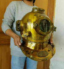 Capacete de mergulho 18" capacete de mergulho Marinha dos EUA Mark V mar profundo antigo vintage comprar usado  Enviando para Brazil
