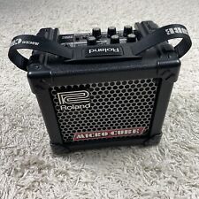 Usado, Amplificador de guitarra ROLAND MICRO CUBE 2 vatios negro alimentado por batería/sin adaptador de corriente segunda mano  Embacar hacia Argentina