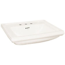Used, Rohl FE2373BS 24" Pedestal Bathroom Sink with 3 Holes Drilled in Biscuit for sale  Minneapolis