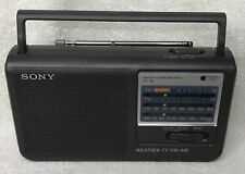 Antigo Sony Modelo ICF-36 Transistor AM FM TV Tempo 4 Bandas Rádio com Alça comprar usado  Enviando para Brazil