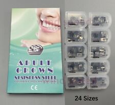 Kit e refis dentais de aço inoxidável para adultos coroa molar permanente todos os tamanhos, usado comprar usado  Enviando para Brazil
