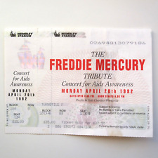 Freddie Mercury 'UNUSED' 1992 Tribute Concert Ticket + Stub Wembley (Queen) VG comprar usado  Enviando para Brazil