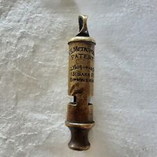 Brass metropolitan whistle for sale  GODALMING