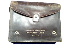 Vintage leather masonic for sale  NEWCASTLE