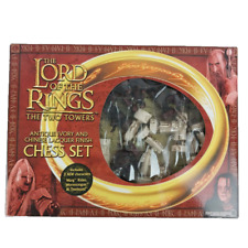 The Lord of The Rings the Two Towers Chess Set Antique Ivory and Chinese Lacquer, used for sale  Shipping to South Africa