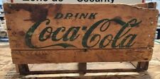 Used, VINTAGE RARE COCA COLA TALL BOY GREEN LETTERING WOODEN BOTTLE CRATE 05/74 for sale  Shipping to South Africa
