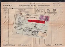 Reich paketkarte 1917 gebraucht kaufen  Frankfurt