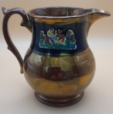 Blue gold jug for sale  IMMINGHAM