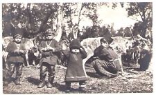 Sverige -Lappbarn. Jamtland- Renifery dzieci-Foto: Nils Thomasson RPPC, używany na sprzedaż  PL