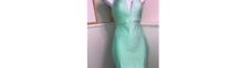green sleeveless mini dress for sale  Rockwood