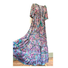 Used, Maxi dress pink blue long S M L XL 10 12 14 16 18 20 22 medieval underbust for sale  Shipping to South Africa