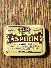 Vintage zum aspirin for sale  New Oxford