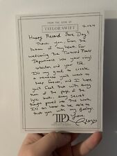 Cartão promocional RSD Taylor Swift TTPD Record Store dia 2024 pronto para envio comprar usado  Enviando para Brazil
