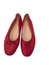 leather red flats ballet for sale  Lakewood