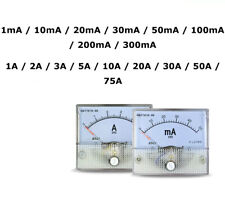 1 peça medidor de painel amplificador analógico 1mA~300mA 1A~75A corrente contínua 85C1, usado comprar usado  Enviando para Brazil